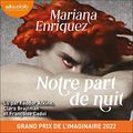 Notre part de nuit de Mariana Enriquez (cover)