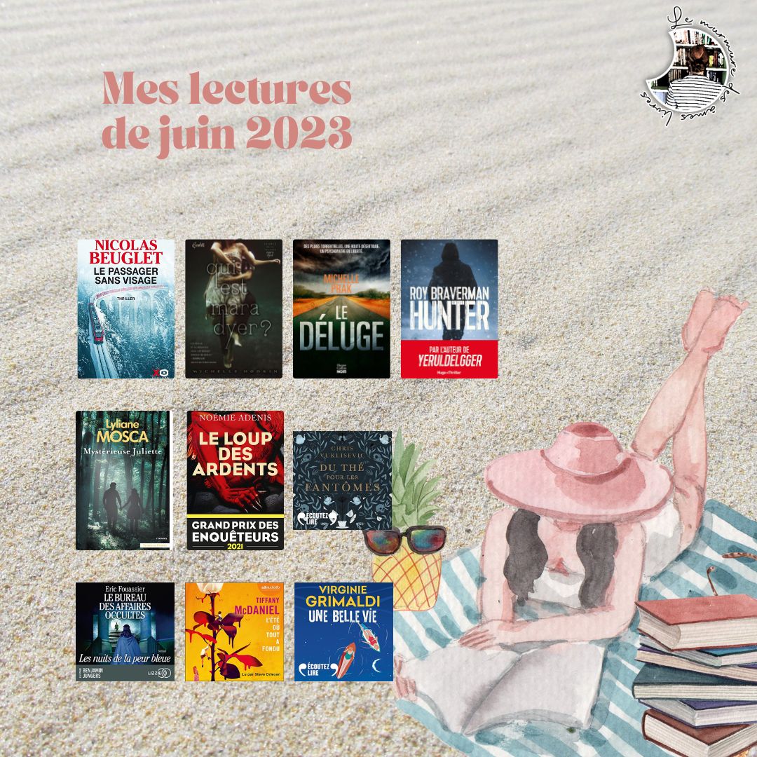 You are currently viewing Mes lectures de juin 2023