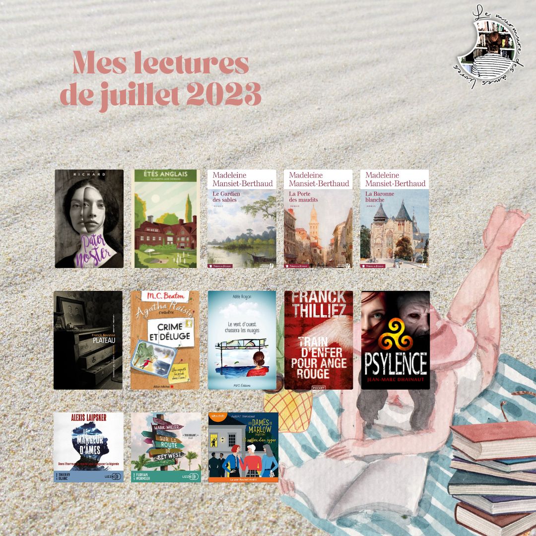 You are currently viewing Mes lectures de juillet 2023