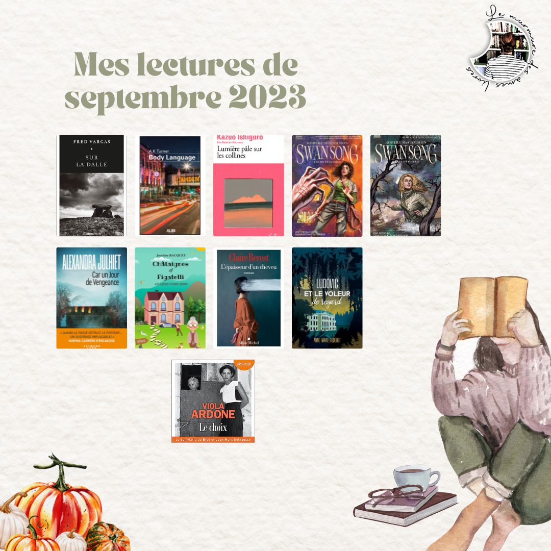 You are currently viewing Mes lectures de septembre 2023