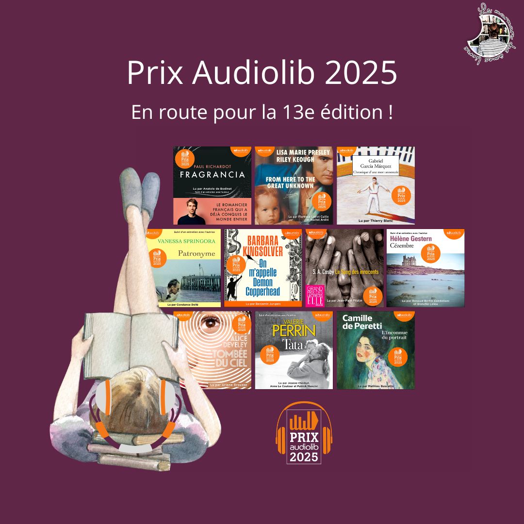 Lire la suite à propos de l’article Prix Audiolib 2025 : Les 10 titres en lice de cette 13ème édition