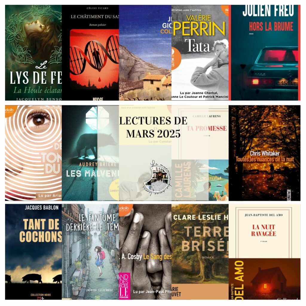 Lire la suite à propos de l’article Mes lectures de mars 2025
