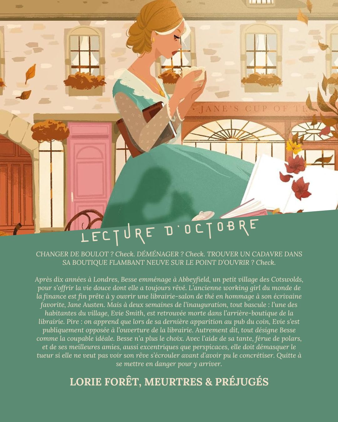 Lire la suite à propos de l’article Avis lecture – Meurtres & préjugés de Lorie Forêt