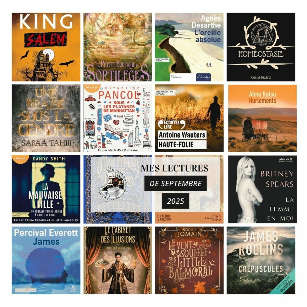Mes lectures de septembre 2025